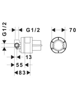 Bộ âm cho Bộ trộn âm 1 đường nước 589.29.308 - 6 Bộ âm cho Bộ trộn âm 1 đường nước 589.29.308 - 5