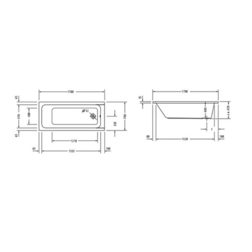 Bồn tắn âm D-CODE 588.45.640 - 5