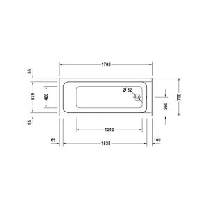 Bồn tắn âm D-CODE 588.45.640 - 7