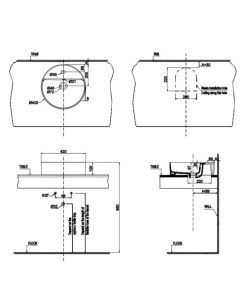 Chậu sứ đặt bàn HAFELE Sapporo 420 588.79.031 - 8 Chậu sứ đặt bàn HAFELE Sapporo 420 588.79.031 - 7