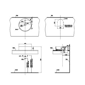 Chậu sứ đặt bàn HAFELE Sapporo 420 588.79.031 - 7