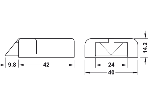 Công tắc cửa Hafele 833.89.143 - 3
