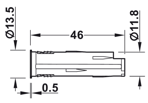 Công tắc cảm biến cửa Häfele 833.89.128 - 3