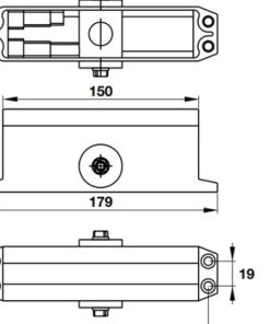 Thiết Bị Đóng Cửa Tự Động EN3 Hafele 931.77.039 - 19
