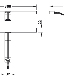 Đèn led Hafele lắp nổi dạng thanh 4000K 12V 833.74.070 - 6 Đèn led Hafele lắp nổi dạng thanh 4000K 12V 833.74.070 - 5