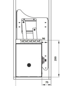 Giá bát đĩa nâng hạ Cucina 900mm Mạ Chrome 504.76.218 - 12 Giá bát đĩa nâng hạ Cucina 900mm Mạ Chrome 504.76.218 - 11