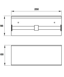 Giá treo giấy vệ sinh đôi có kệ Häfele 983.56.000 - 5