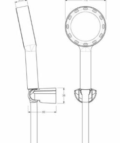 Bộ sen tay X-Jet Häfele 589.85.318 - 6 Bộ sen tay X-Jet Häfele 589.85.318 - 5