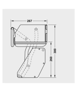 Kệ nâng hạ iMOVE màu đen Khay đơn 504.68.313 - 8 Kệ nâng hạ iMOVE màu đen Khay đơn 504.68.313 - 7