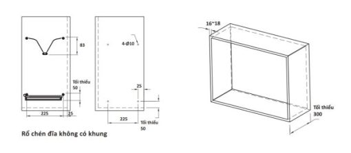 Khay úp chén đĩa Cucina 600mm loại không có khung 544.40.024 - 3