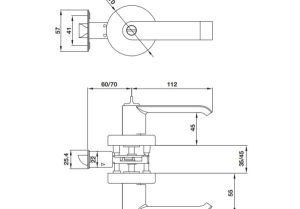 Khóa tay nắm gạt cửa vệ sinh DIY Häfele 499.63.971 - 5