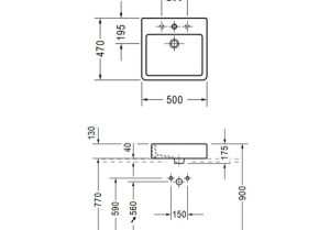 Lavabo Đặt Bàn Vero Có Xả Tràn Duravit 588.45.024 - 5