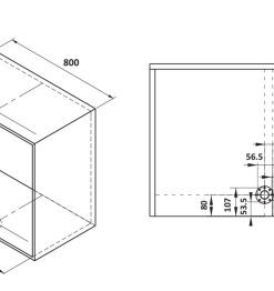 Mâm xoay góc 1/2 Cucina Mạ Chrome 548.37.200 - 7