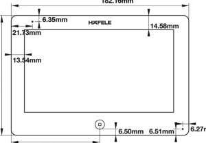 Màn hình cửa Häfele – Điều khiển cảm ứng 959.23.082 - 5