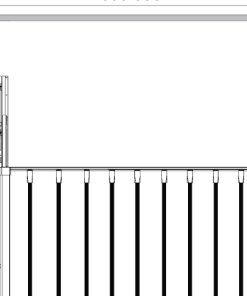 Móc treo quần Häfele 600mm màu nâu 807.95.121 - 6 Móc treo quần Häfele 600mm màu nâu 807.95.121 - 5