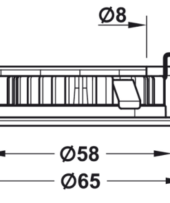 Nắp che lắp âm tròn 833.72.126 - 6 Nắp che lắp âm tròn 833.72.126 - 5