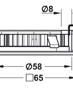 Nắp che lắp âm Vuông 833.72.127 - 6 Nắp che lắp âm Vuông 833.72.127 - 5