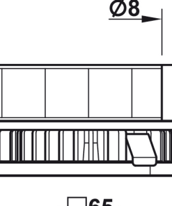 Nắp che lắp nổi Vuông 833.72.125 - 6 Nắp che lắp nổi Vuông 833.72.125 - 5