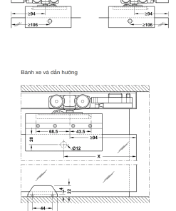 Bộ phụ kiện cửa lùa kính Hafele 10mm 120kg 941.25.124 - 6 Bộ phụ kiện cửa lùa kính Hafele 10mm 120kg 941.25.124 - 5