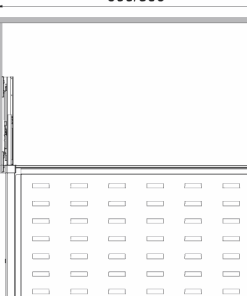 Rổ kéo bằng kim loại Häfele 600mm màu nâu 807.95.151 - 5