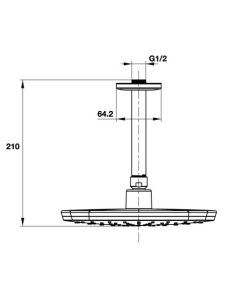 Sen đầu gắn trần Airsense Hafele 485.60.615 - 7
