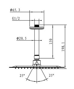 Sen đầu gắn trần AIRSENSE 485.60.623 - 7