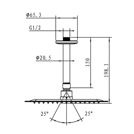 Sen đầu gắn trần AIRSENSE 485.60.623 - 3