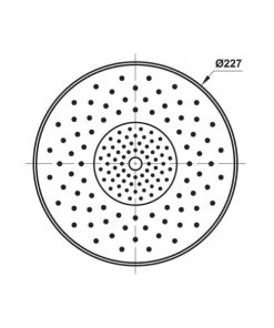 Sen đầu gắn trần New Mysterious 227R 485.60.703 - 9