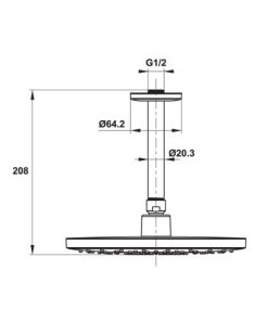 Sen đầu gắn trần New Mysterious 227R 485.60.703 - 7