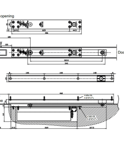 Cùi chỏ hơi âm Hafele 130kg không dừng 931.84.005 - 9