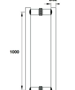Tay nắm kéo chữ H 1200mm CC1000mm Hafele DIY 499.68.036 - 6 Tay nắm kéo chữ H 1200mm CC1000mm Hafele DIY 499.68.036 - 5
