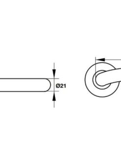 Tay nắm gạt Häfele 903.92.408 - 6 Tay nắm gạt Häfele 903.92.408 - 5