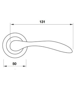 Tay nắm gạt GIAVA Hafele 901.79.734 - 5
