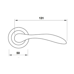 Tay nắm gạt GIAVA Hafele 901.79.734 - 5