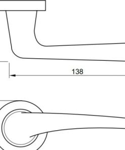 Tay nắm gạt LEMANS Häfele màu đen 901.79.870 - 5