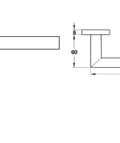 Tay nắm gạt Inox 316 Häfele 903.98.536 - 6 Tay nắm gạt Inox 316 Häfele 903.98.536 - 5