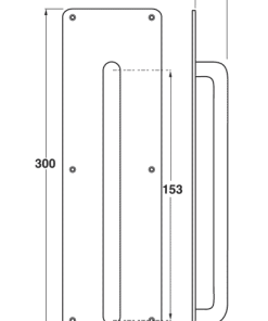 Bảng PULL có tay nắm Hafele 987.11.200 - 5