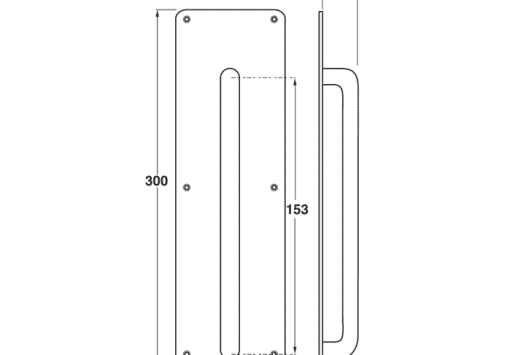 Bảng PULL có tay nắm Hafele 987.11.200 - 3