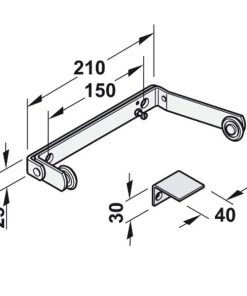 Thanh hướng cửa Hafele 931.97.902 - 7