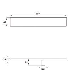 Thoát sàn 600mm Hafele 485.61.235 - 6 Thoát sàn 600mm Hafele 485.61.235 - 5