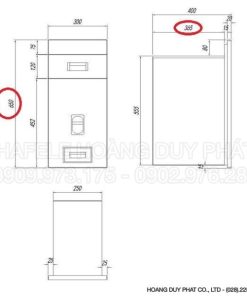 Thùng gạo âm tủ Cucina 300mm 549.32.743 - 10 Thùng gạo âm tủ Cucina 300mm 549.32.743 - 9