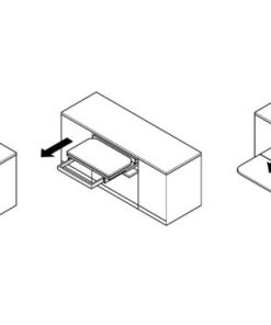 Phụ kiện bản mở rộng 600mm Hafele 505.73.944 - 12 Phụ kiện bản mở rộng 600mm Hafele 505.73.944 - 11