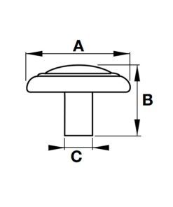 Tay nắm cổ điển Hafele 32mm 121.26.140 - 6 Tay nắm cổ điển Hafele 32mm 121.26.140 - 5
