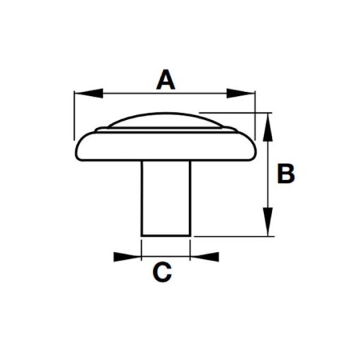 Tay nắm cổ điển Hafele 32mm 121.26.140 - 3