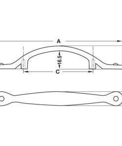 Tay nắm cổ điển Hafele 117mm 122.07.131 - 6 Tay nắm cổ điển Hafele 117mm 122.07.131 - 5