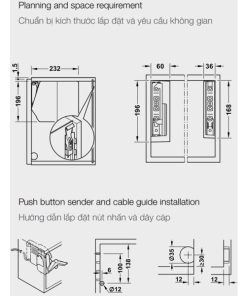 Tay nâng điện nắp đậy màu xám FREE FLAP 1.7 Hafele 372.29.701 - 10 Tay nâng điện nắp đậy màu xám FREE FLAP 1.7 Hafele 372.29.701 - 9