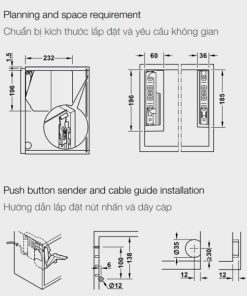 Tay nâng điện nắp đậy màu trắng FREE FLAP 3.15 Hafele 372.29.702 - 6 Tay nâng điện nắp đậy màu trắng FREE FLAP 3.15 Hafele 372.29.702 - 5