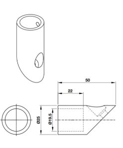 Bas nối thanh treo BAUMA 981.77.993 - 5