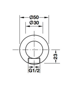 Bộ tiếp nước dạng tròn 485.60.060 - 6 Bộ tiếp nước dạng tròn 485.60.060 - 5
