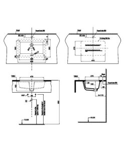 Chậu sứ âm bàn Sapporo 545 HAFELE 588.79.014 - 6 Chậu sứ âm bàn Sapporo 545 HAFELE 588.79.014 - 5